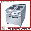 Gama de gas multifuncional comercial FCZH-RS-4G con parrilla y horno 4 quemadores y 1 horno de plancha